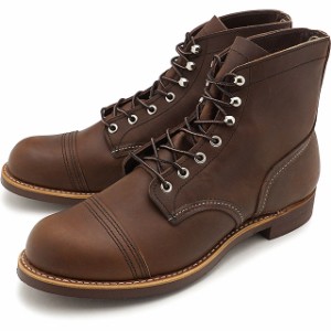 レッドウィング REDWING アイアンレンジャー メンズ ワークブーツ [＃8111 ] IRON RANGER RED WING Dワイズ アンバー ハーネス 茶 ブラウ