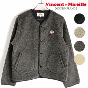 【40％OFF／SALE】ヴァンソン エ ミレイユ VINCENT ET MIREILLE ボアカーディガン [VM232KB25110] BOA CARDIGAN メンズ・レディース アウ