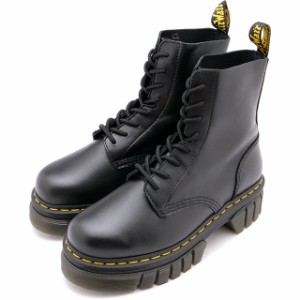 ドクターマーチン Dr.Martens レディース 8ホールブーツ オードリック 8アイレット [27149001 FW22] Audrick 8i Boot Black Nappa Lux【e