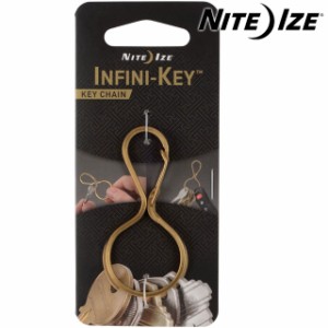 ナイトアイズ NITE IZE カラビナ インフィニキー ブラス [SOP-CMN-KIC37/NI03477 SS23] アウトドア キャンプ キーアクセサリー【メール便