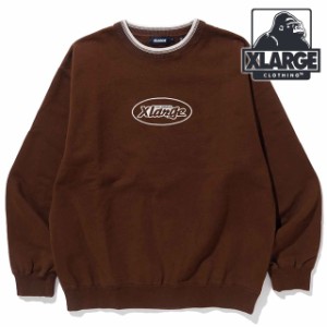 【30％OFF／SALE】エクストララージ XLARGE メンズ レトロ クルーネック スウェットシャツ [101233012003 FW23] RETRO CREWNECK SWEATSHI