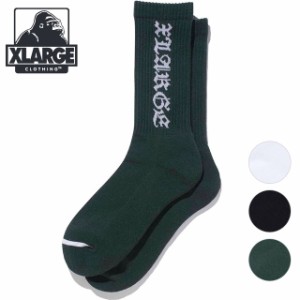 エクストララージ XLARGE メンズ オールドイングリッシュソックス [101233054006 FW23] OLD ENGLISH SOCKS x-large エックスラージ 靴下 