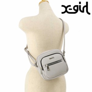 エックスガール X-girl レディース フェイクレザー ショルダーミニバッグ [105233053004 FW23] FAUX LEATHER SHOULDER MINI BAG XGIRL 鞄