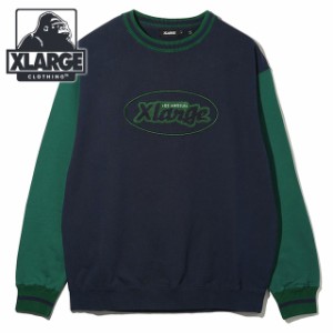 【30％OFF／SALE】エクストララージ XLARGE メンズ レトロクルーネックスウェット [101233012025 FW23SPOT] RETRO CREWNECK SWEAT x-larg