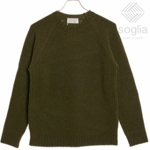 【SALE】ソリア Soglia ランドノア セーター [FW23] LANDNOAH Sweater メンズ・レディース トップス クルーネック ニット 日本製 Khaki【