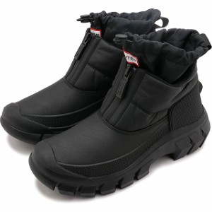 【SALE】ハンター HUNTER レディース イントレピッド アンクルジップ スノーブーツ [WFS5000WWU-BLK FW23] W INTREPID ANKLE ZIP SNOW BO