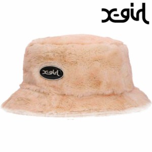 【SALE】エックスガール X-girl レディース フェイクファー バケットハット [105234051002 HO23] FAUX FUR BUCKET HAT xgirl 帽子 フリー