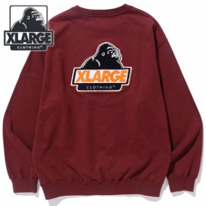 【SALE】エクストララージ XLARGE メンズ シェニール スランテッドOG クルーネックスウェットシャツ [101234012010 HO23] CHENILLE SLANT