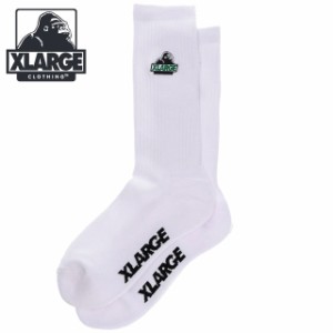 エクストララージ XLARGE メンズ OGエンブロイダード ソックス [101234054001 HO23] OG EMBROIDERED SOCKS x-large エックスラージ 靴下 