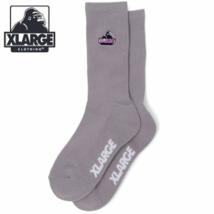 エクストララージ XLARGE メンズ OGエンブロイダード ソックス [101234054001 HO23] OG EMBROIDERED SOCKS x-large エックスラージ 靴下 