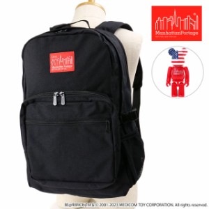 【クーポンあり】マンハッタンポーテージ Manhattan Portage タウンセンド バックパック フラップジッパーポケット ベアブリック [MP2236