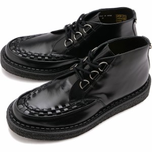 ジョージコックス GEORGE COX ラバーソール ハットン ブーツ [03-002-D-040 FW23] HATTON BOOT メンズ・レディース レザー シューズ BLAC