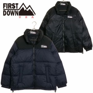 【30％OFF／SALE】ファーストダウン FIRST DOWN メンズ バブル ダウンジャケット [F542001-75 FW23] BUBBLE DOWN JKT 定番 アウター リバ