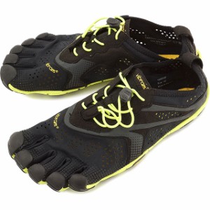 Vibram FiveFingers ビブラムファイブフィンガーズ メンズ V-Run Black/Yellow ビブラム ファイブフィンガーズ 5本指シューズ ベアフット