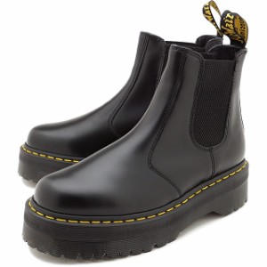 ドクターマーチン Dr.Martens サイドゴアブーツ クアッド ポリッシュド スムース 2976 QUAD POLISHED SMOOTH メンズ・レディース 厚底ブ