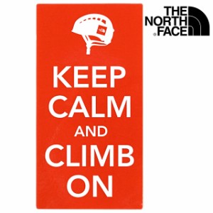 【SALE】ノースフェイス THE NORTH FACE TNFプリントステッカー TNF PRINT STICKER [NN31710 SS20] CO クライムオン レッド系【メール便