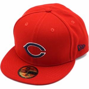 ニューエラ NEWERA キャップ 広島東洋カープ NPB CLASSIC 59FIFTY [13562213] メンズ・レディース 帽子 日本プロ野球 スカーレット/ネイ