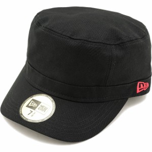 NEWERA ニューエラ NEWERA キャップ WM-01 ミリタリー ワークキャップ ブラック/ストロベリー[13561914] NEW ERA CAP