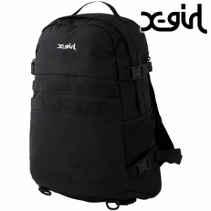 【クーポンあり】エックスガール X-girl リュック ロゴ バックパック MILLS LOGO ADVENTURE BACKPACK [105215053001/105225053002]メンズ