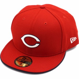 ニューエラ NEWERA キャップ 広島東洋カープ NPB 59FIFTY [13562229] メンズ・レディース 帽子 日本プロ野球 スカーレット/ホワイト