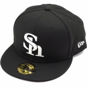 ニューエラ NEWERA キャップ 福岡ソフトバンクホークス NPB 59FIFTY [13562222] メンズ・レディース 帽子 日本プロ野球 ブラック/ホワイ