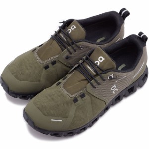 オン On レディース クラウド5 ウォータープルーフ スニーカー [59.98836 SS22] W Cloud 5 Waterproof 防水 ランニングシューズ Olive/Bl