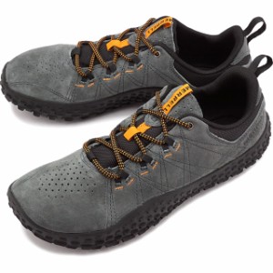 メレル MERRELL メンズ ラプトゥ M WRAPT [J036009 FW21] スエード ベアフット スニーカー トレイル アウトドア GRANITE グレー系