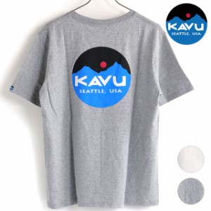 カブー KAVU メンズ マウンテンロゴTシャツ [19821829 SS23] Mountain Logo Tee トップス 半袖 クルーネック ショートスリーブ【メール便