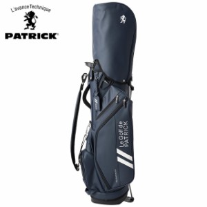 パトリック ゴルフ PATRICK GOLF キャディバッグ [222-612 SS23] CADDIE BAG メンズ・レディース 9型 スタンド NVY 紺 ネイビー系