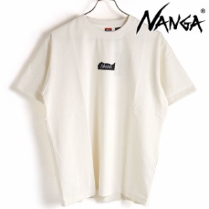 ナンガ NANGA メンズ エコハイブリッドマウンテンロゴTシャツ [NW2211-1G208 SS23] ECO HYBRID MT LOGO TEE トップス 半袖 クルーネック 