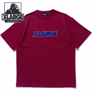 【30％OFF／SALE】エクストララージ XLARGE メンズ シェニール スタンダードロゴ ショートスリーブ Tシャツ [101232011023 SU23] CHENILL