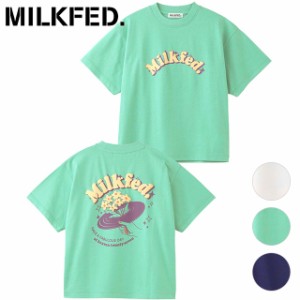 【30％OFF／SALE】ミルクフェド MILKFED. レディース ブーケ SS トップ [103232013022 SU23] BOUQUET SS TOP トップス 半袖 Tシャツ カッ