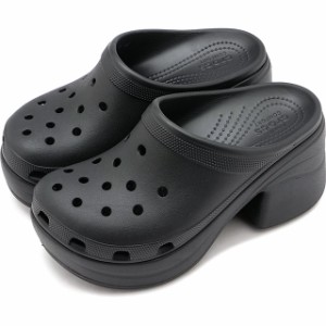 【SALE】クロックス crocs レディース サンダル サイレン クロッグ [208547-001 FW23] SIREN CLOG 厚底サンダル BLACK【ts】