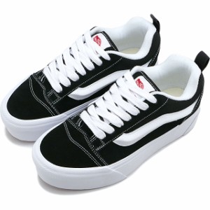 【SALE】バンズ VANS レディース スニーカー ニュースタック [VN000CP66BT SS24] Knu Stack 靴 ヴァンズ 厚底 BLACK/TRUE-WHITE【ts】