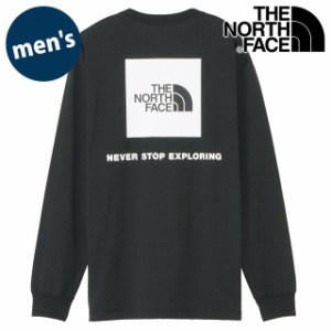 【SALE】ザ・ノース・フェイス THE NORTH FACE メンズ ロングスリーブバックスクエアロゴティー [NT32442-K SS24] L/S Back Square Logo 