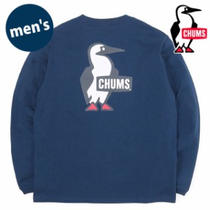 【クーポンあり】チャムス CHUMS メンズ ブービーロゴロングスリーブTシャツ [CH01-2275 SS24] Booby Logo L/S T-Shirt トップス 長袖 ク