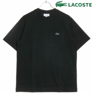 ラコステ LACOSTE メンズ アウトラインクロックポケットTシャツ [TH5581-99 SS24] TH5581-99 トップス 半袖 ポケティー BLACK-031 【メー