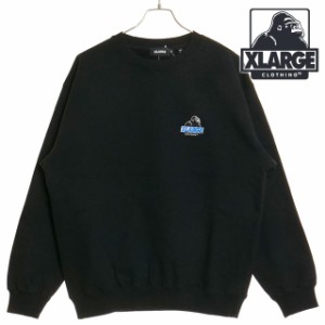 エクストララージ XLARGE メンズ スランテッド OG クルーネックスウェットシャツ [101241012002 SS24] SLANTED OG CREWNECK SWEATSHIRT x