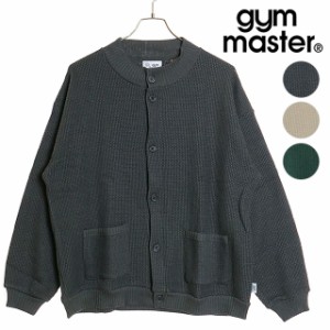 【30％OFF／SALE】ジムマスター GYM MASTER メンズ ローゲージ鹿ノ子カーデ [Ｇ233720 SS24] ローゲージ鹿ノ子カーデ トップス カーディ