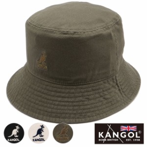 【SALE】カンゴール KANGOL ウォッシュド バケットハット [230069602 SS24] WASHED BUCKET メンズ・レディース 帽子 定番 ワンポイント 