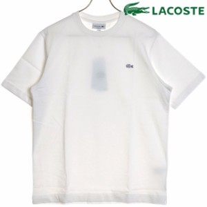 ラコステ LACOSTE メンズ アウトラインクロッククルーネックTシャツ [TH5582-99 SS24] TH5582-99 トップス 半袖 WHITE-001 【メール便可