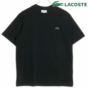 ラコステ LACOSTE メンズ アウトラインクロッククルーネックTシャツ [TH5582-99 SS24] TH5582-99 トップス 半袖 BLACK-031 【メール便可