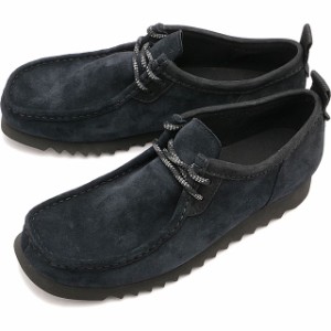 【30％OFF／SALE】クラークス Clarks メンズ ワラビー フューチャー ロー [26176223 SS24] Wallabee FTRE Lo 靴 モカシンシューズ ブラッ