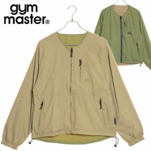 ジムマスター GYM MASTER メンズ リバーシブルナイロンノーカラーJKT [G918634 SS24] リバーシブルナイロンノーカラーJKT アウター 防風