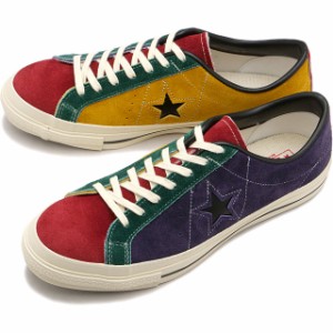 コンバース CONVERSE メンズ スニーカー ワンスター J スエード MT [35200640 SS24] ONE STAR J SUEDE MT 靴 日本製 シンメトリー MULTI