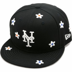 ニューエラ NEWERA キャップ ニューヨーク・メッツ [14109895 SS24] 59FIFTY FLOWER EMBROIDERY メンズ・レディース 帽子 花柄 モノグラ