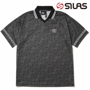 【コラボ】サイラス SILAS メンズ アンブロ ゲームシャツ [110241014003 SS24SPOT] SILAS UMBRO GAME SHIRT トップス 半袖 ポロシャツ モ