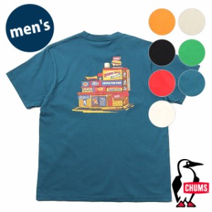 【クーポンあり】チャムス CHUMS メンズ チャムスデパートTシャツ [CH01-2353 SS24] CHUMS Depart T-Shirt トップス 半袖 クルーネック 
