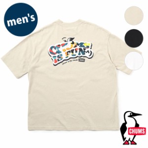 チャムス CHUMS メンズ オーバーサイズドチャムスイズファンTシャツ [CH01-2357 SS24] Oversized CHUMS IS FUN T-Shirt トップス 半袖 ク