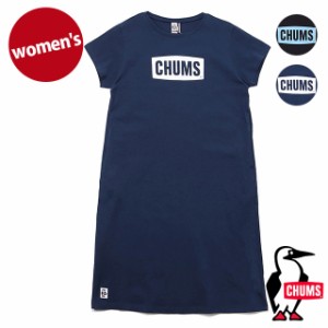 チャムス CHUMS レディース チャムスロゴドレス [CH18-1259 SS24] CHUMS Logo Dress トップス 半袖 Tシャツワンピース